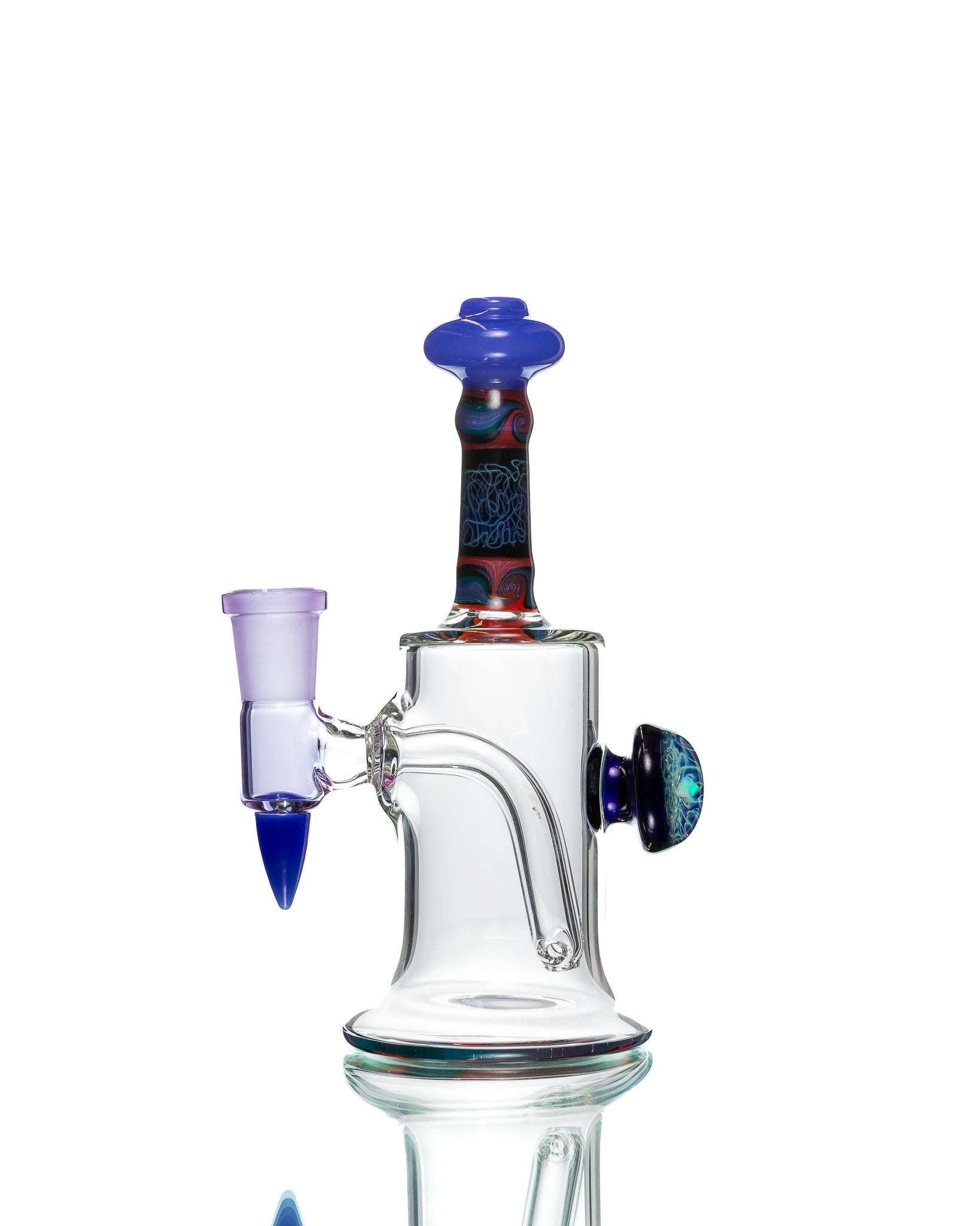 Chuck B - Clear Can - Red & Blue