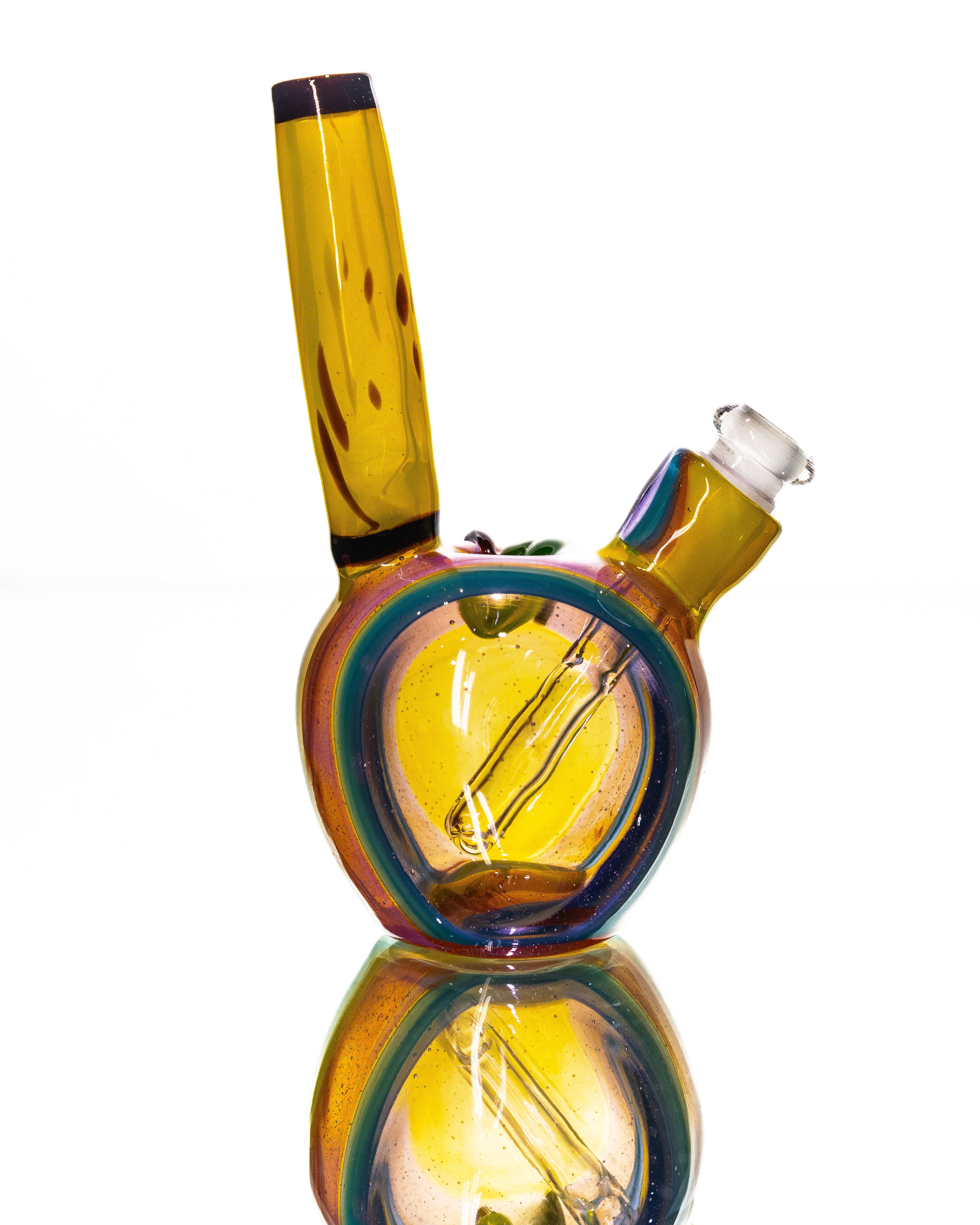 Glass by Boots - Apple w/ Banana Straw Bubbler