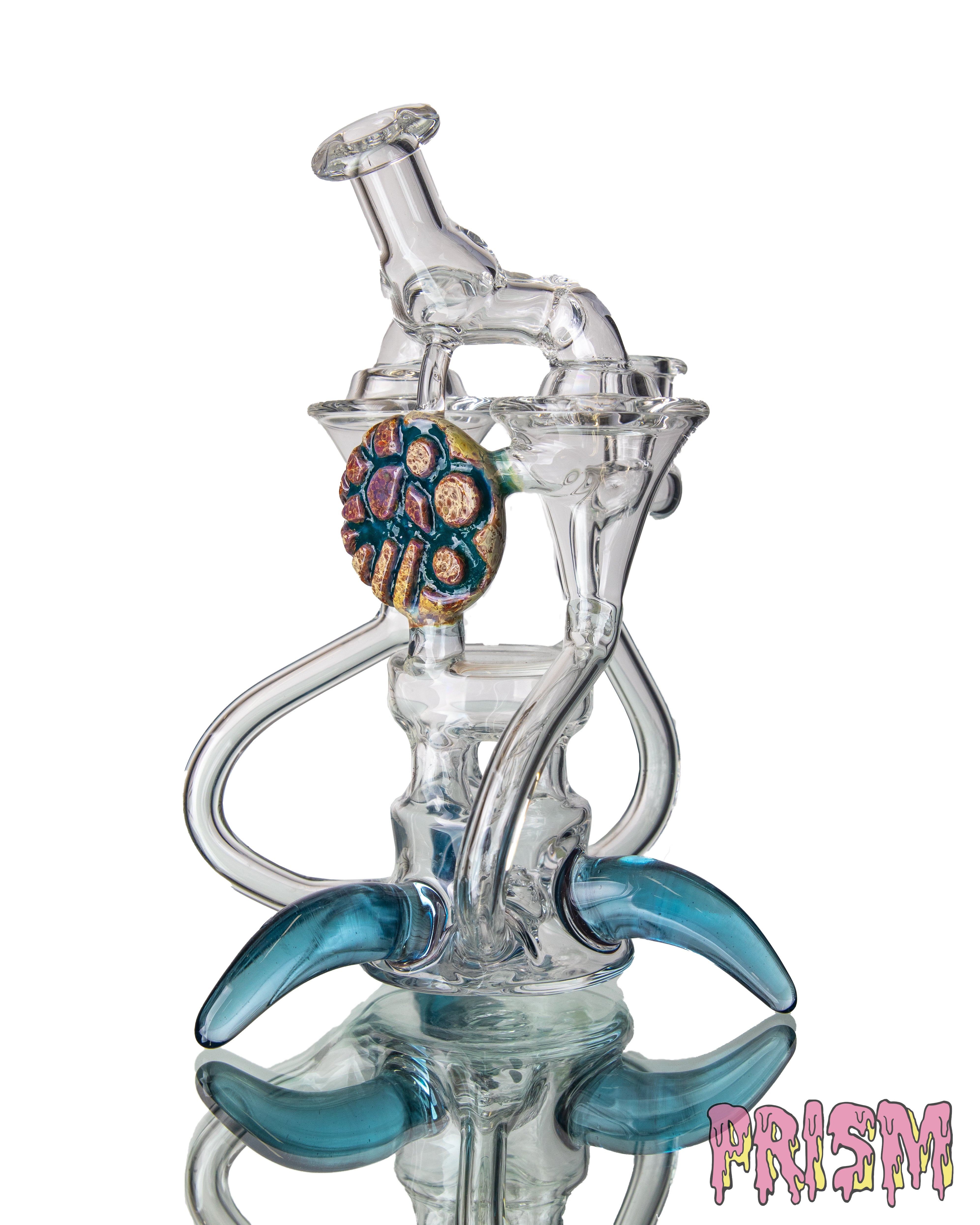 Prophecy Glass - Clear Blue Dual Uptake Cycler