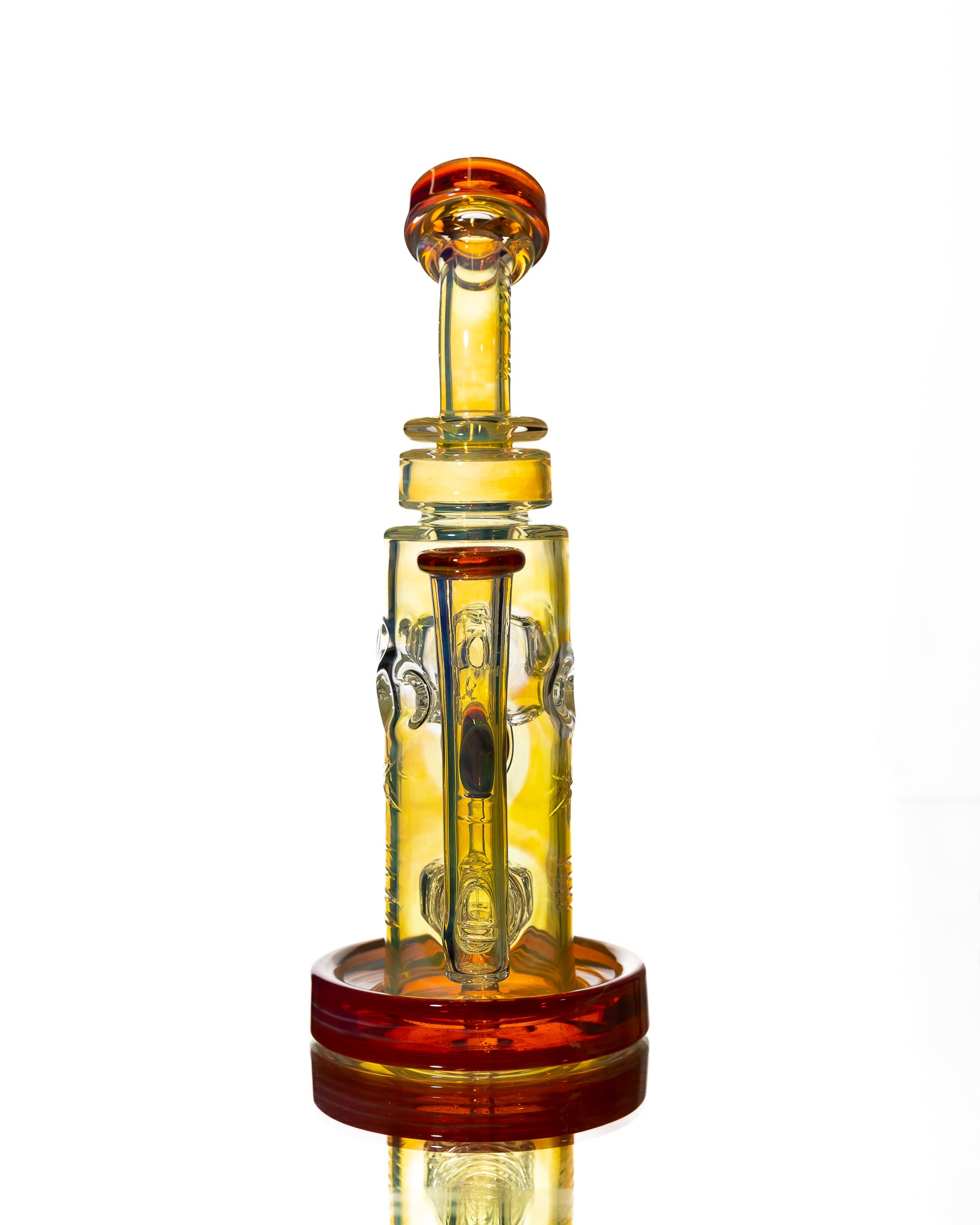 Bronx Glass - Bubbler - Yellow & Orange