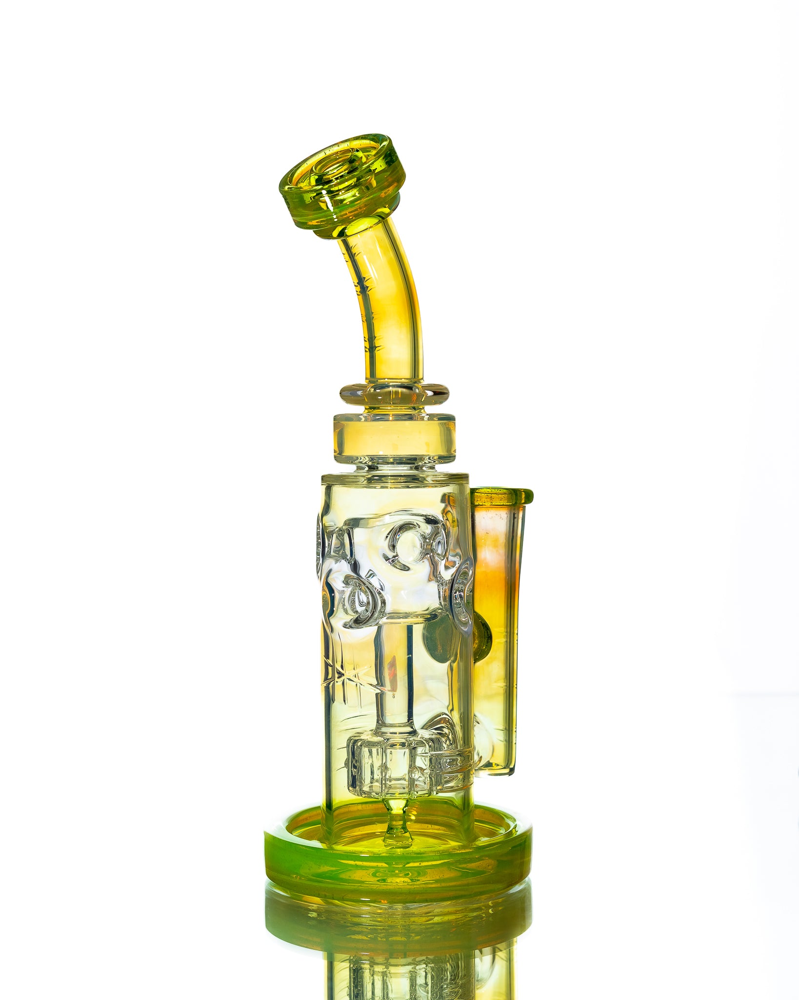 Bronx Glass - Rig - Yellow & Light Green