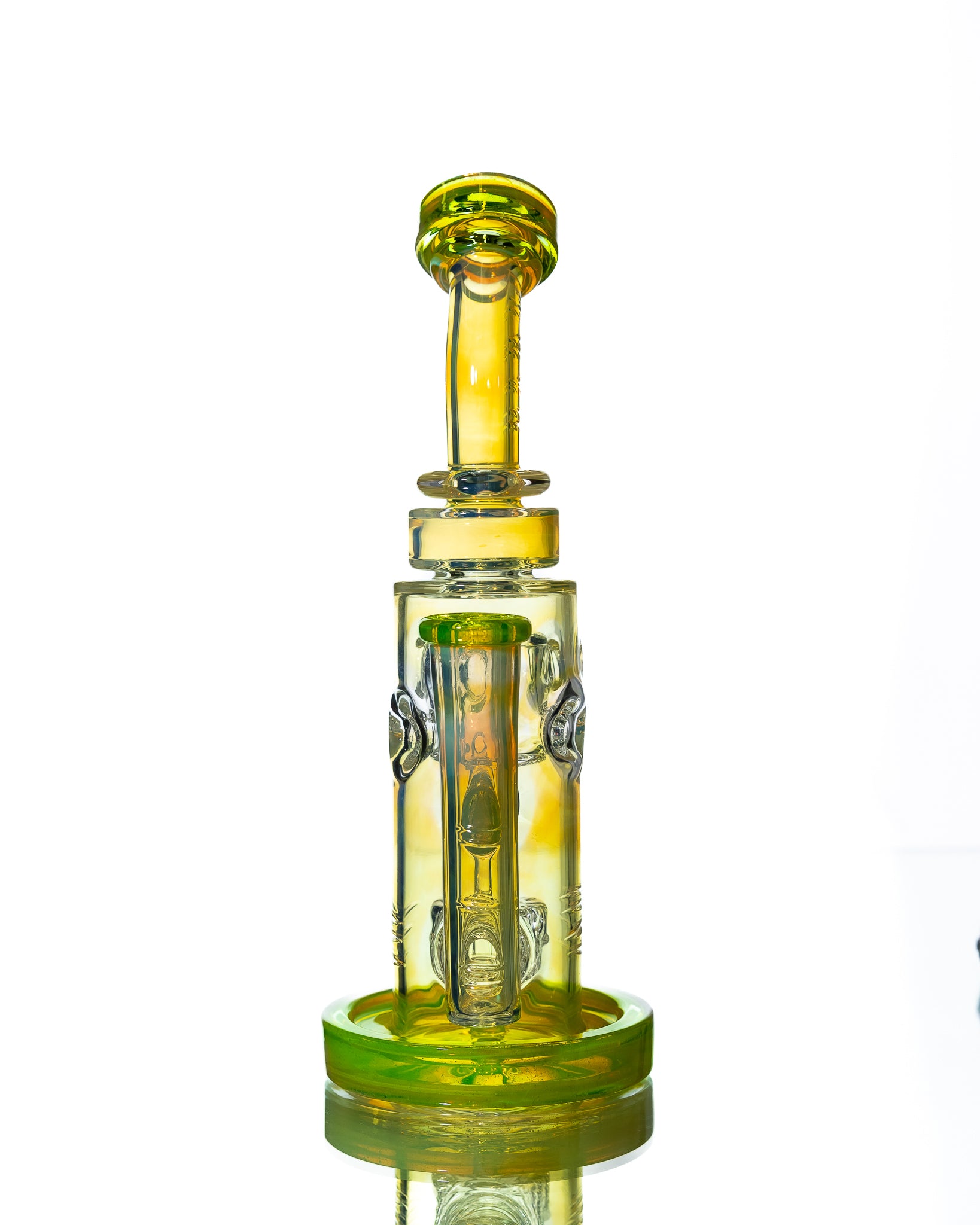 Bronx Glass - Rig - Yellow & Light Green
