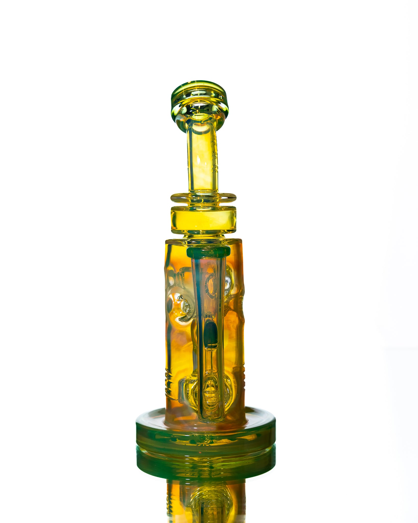 Bronx Glass - Rig - Yellow, Light Green & Ghost