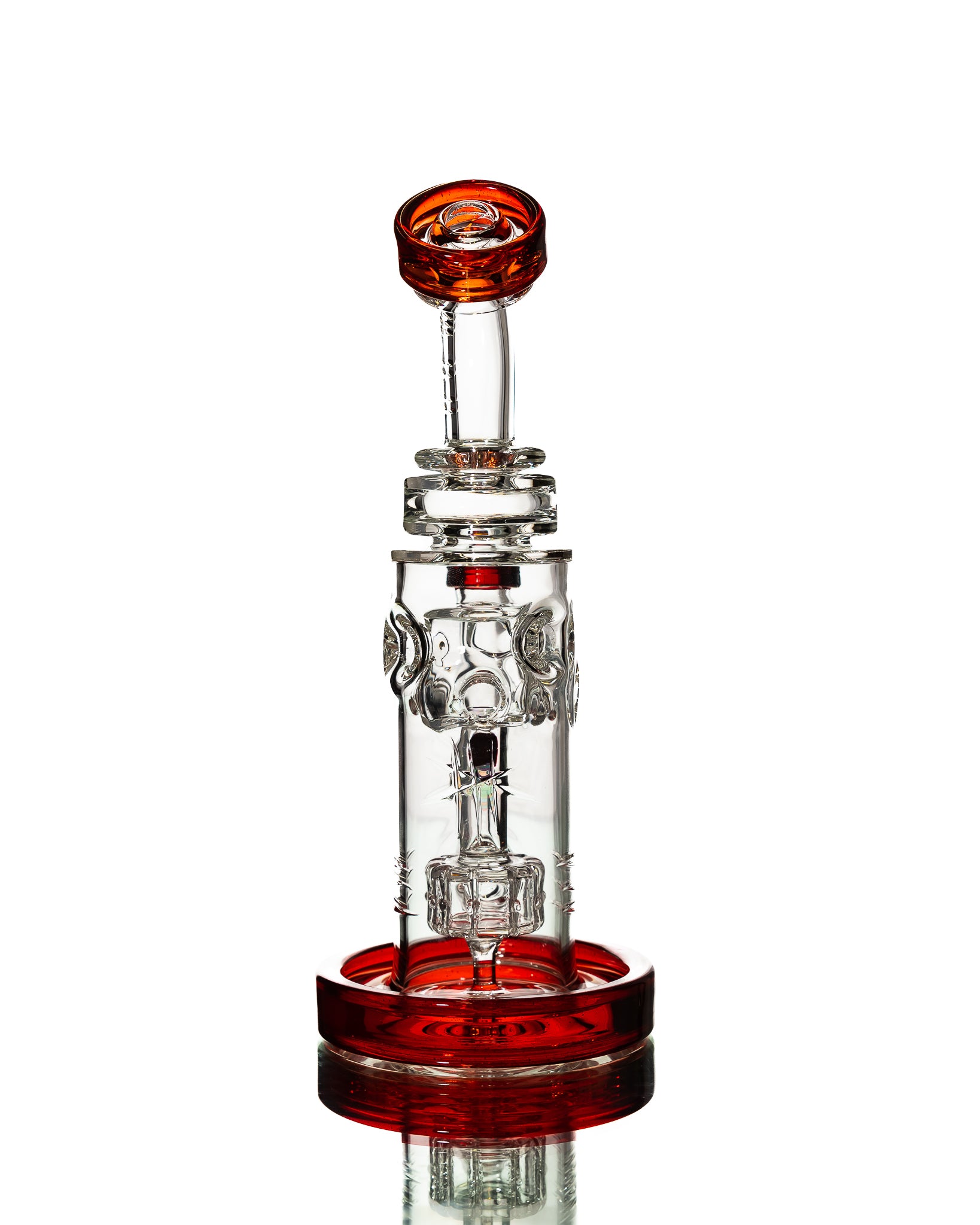 Bronx Glass - Jammer - Clear & Red