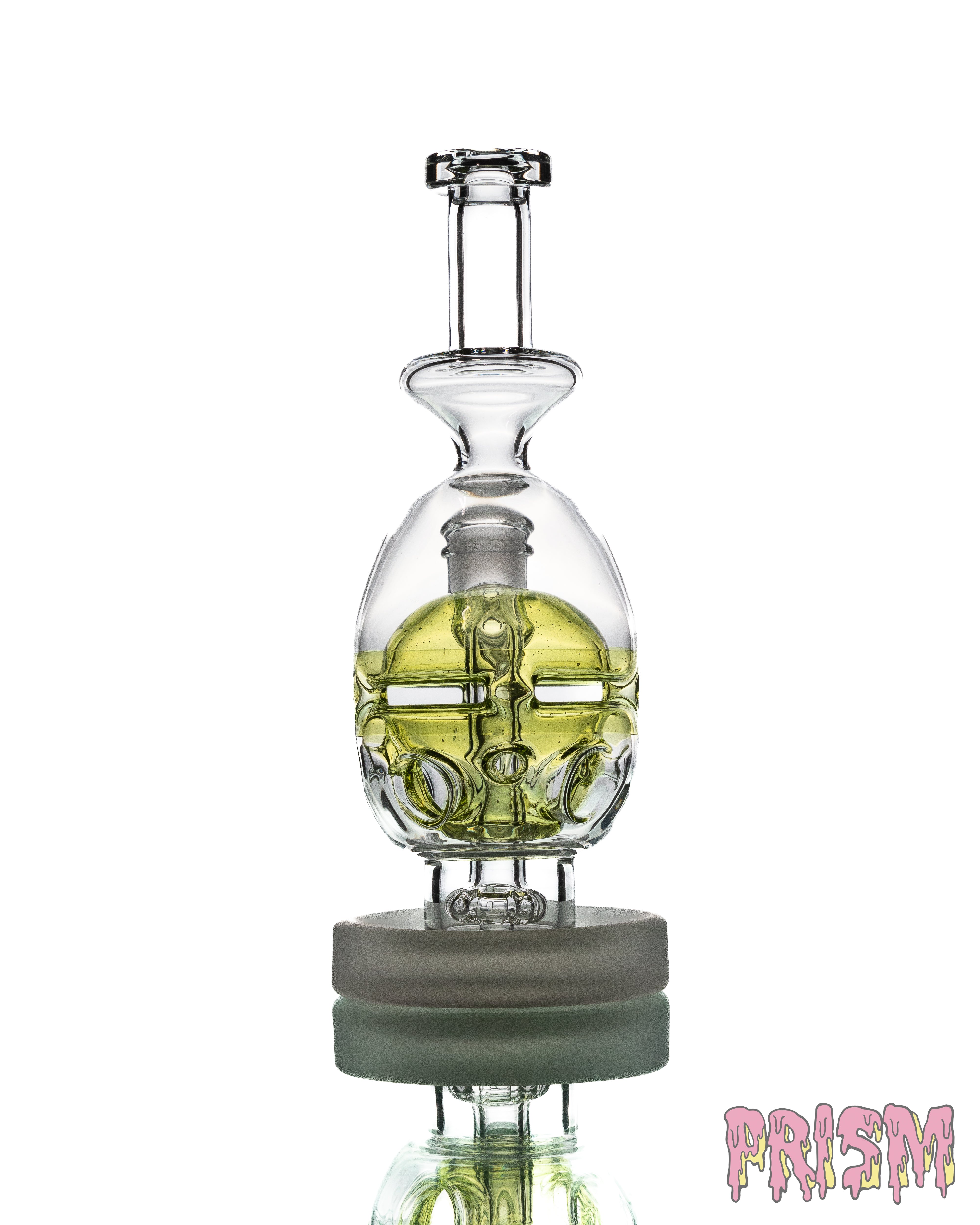 Miner Glass - Yellow/Frosted Base Fab Egg [CFL]