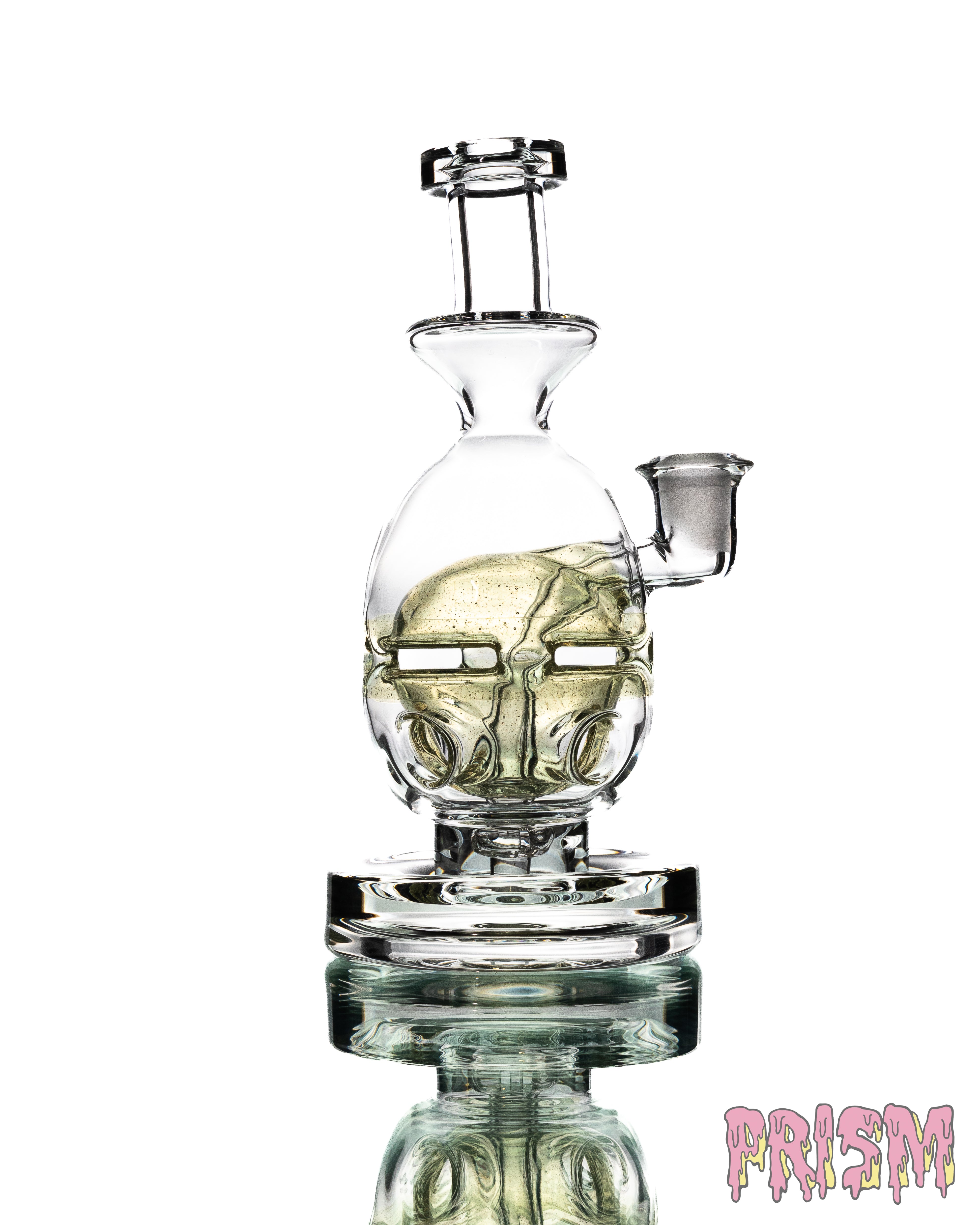 Miner Glass - Clear/Yellow Fab Egg [CFL]