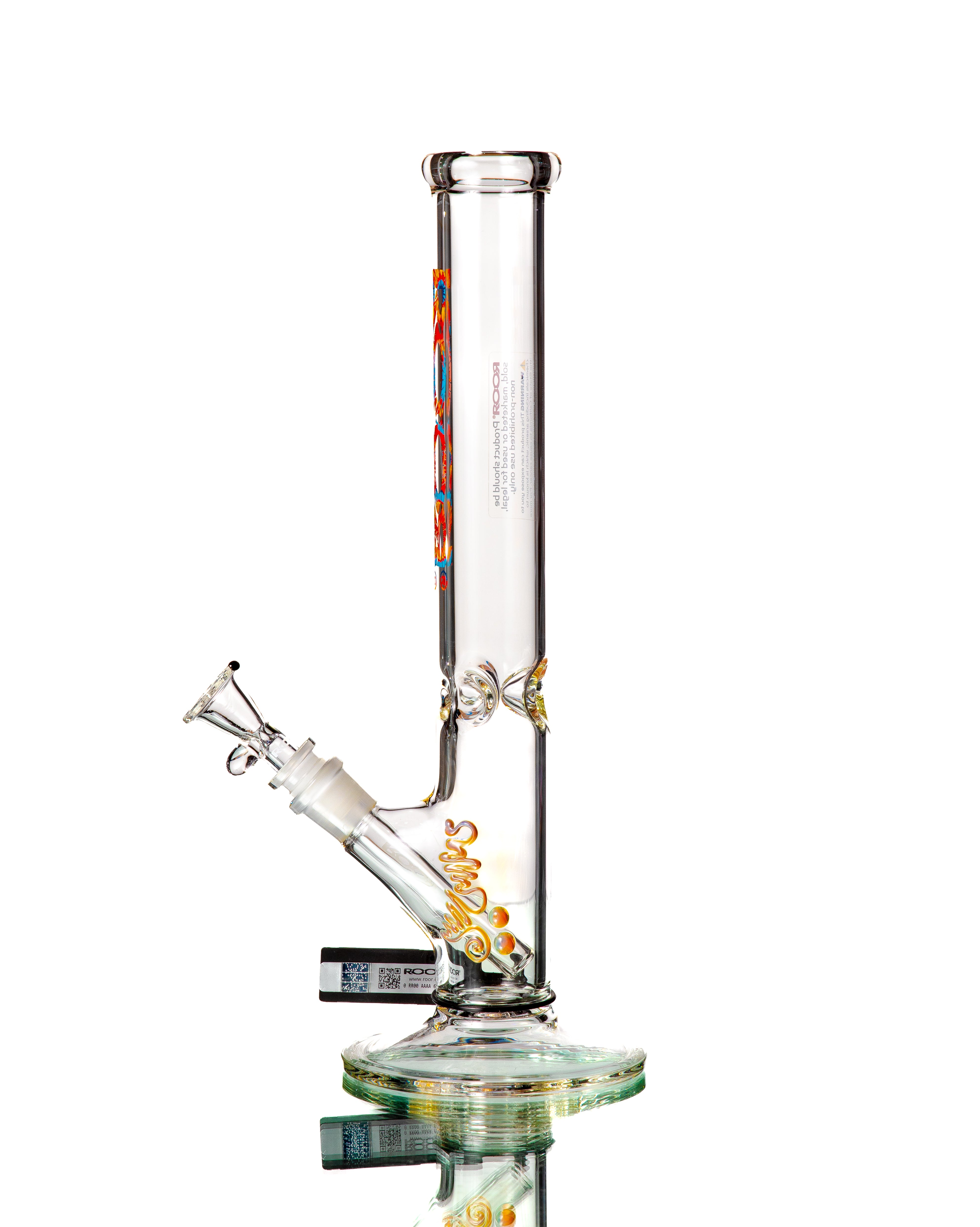 ROOR - 14" Straight Tube - Tie-Dye