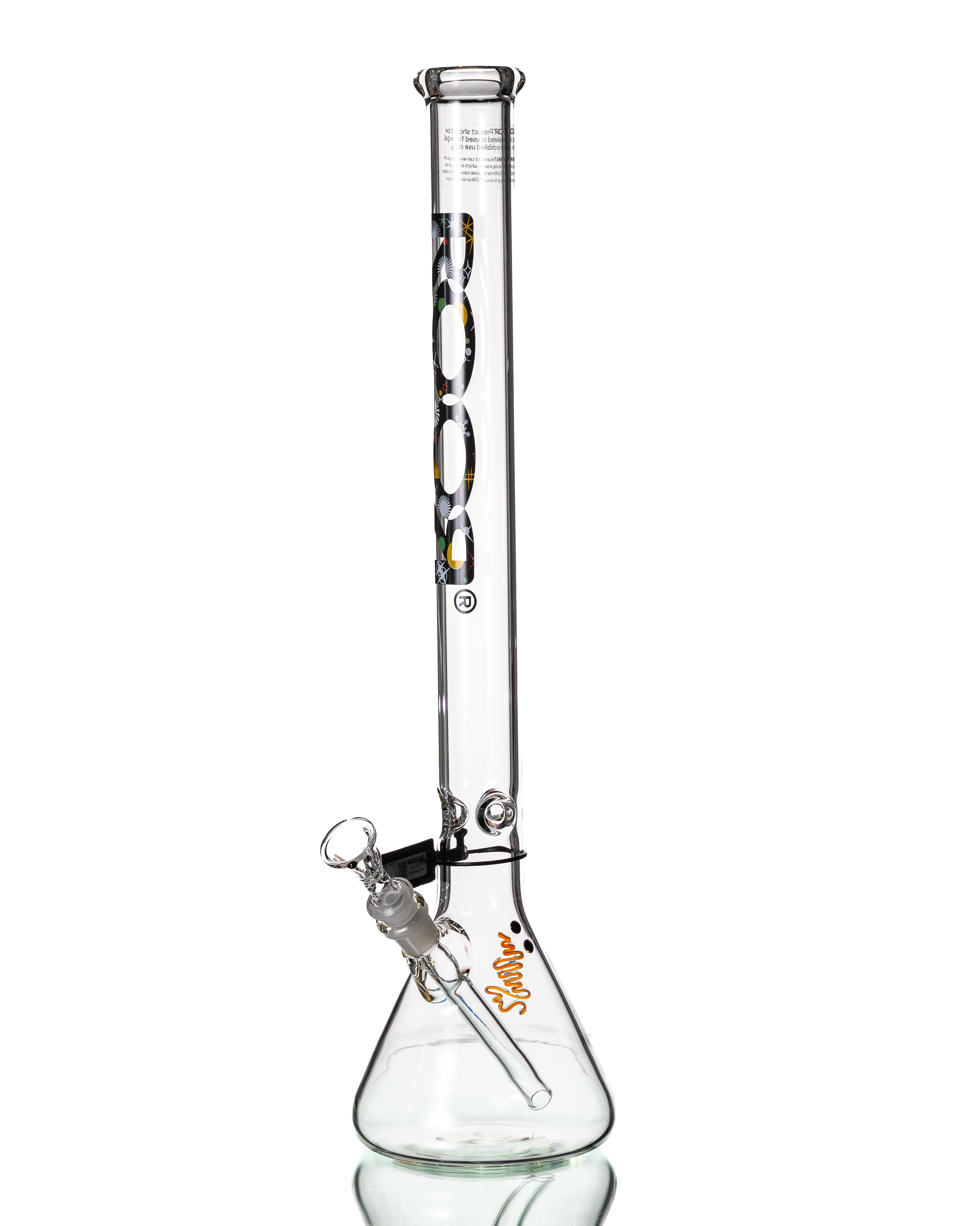 ROOR - 22" Classic Beaker - Black Sparkle