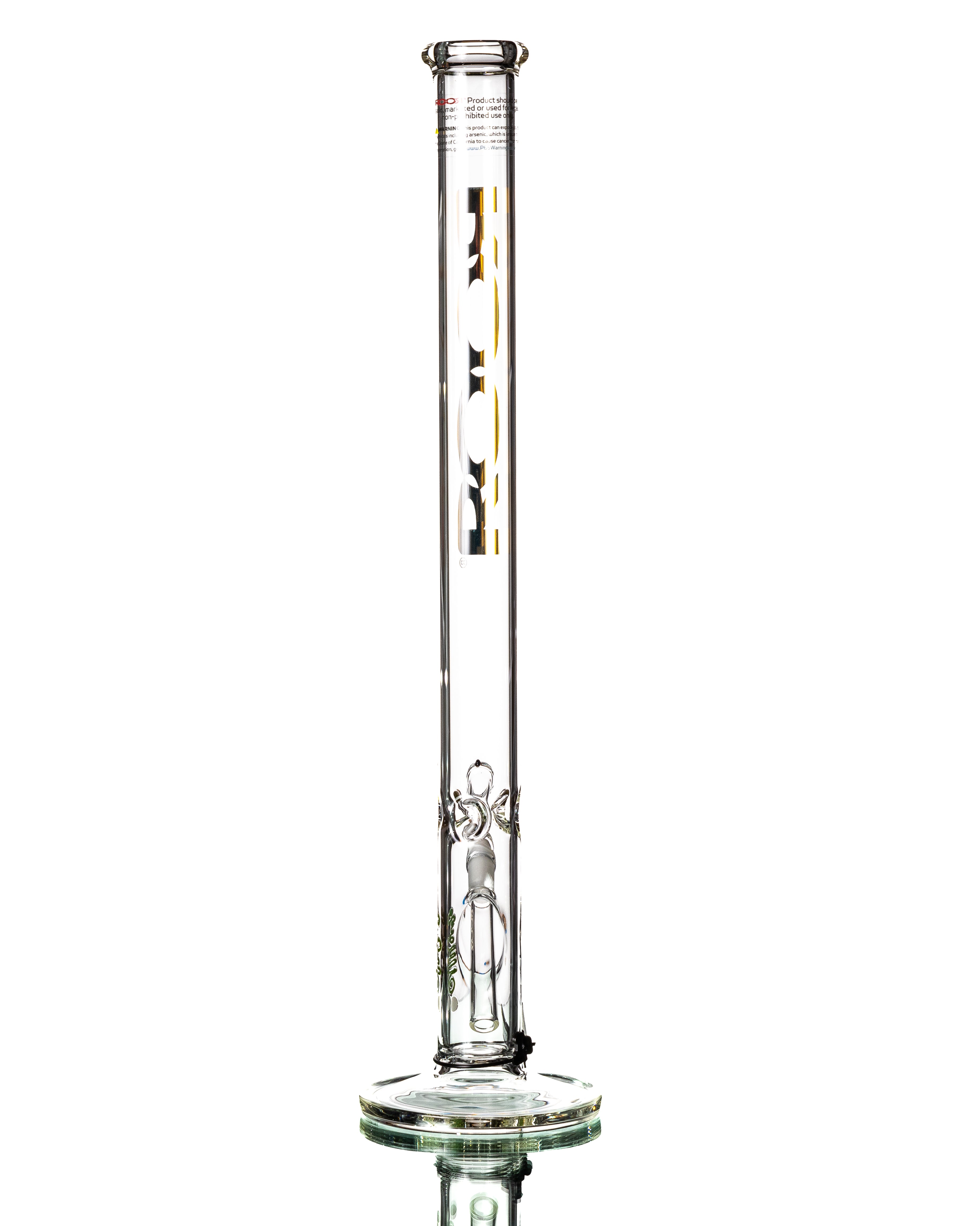 ROOR - 22" Straight Tube - Clear & Gold