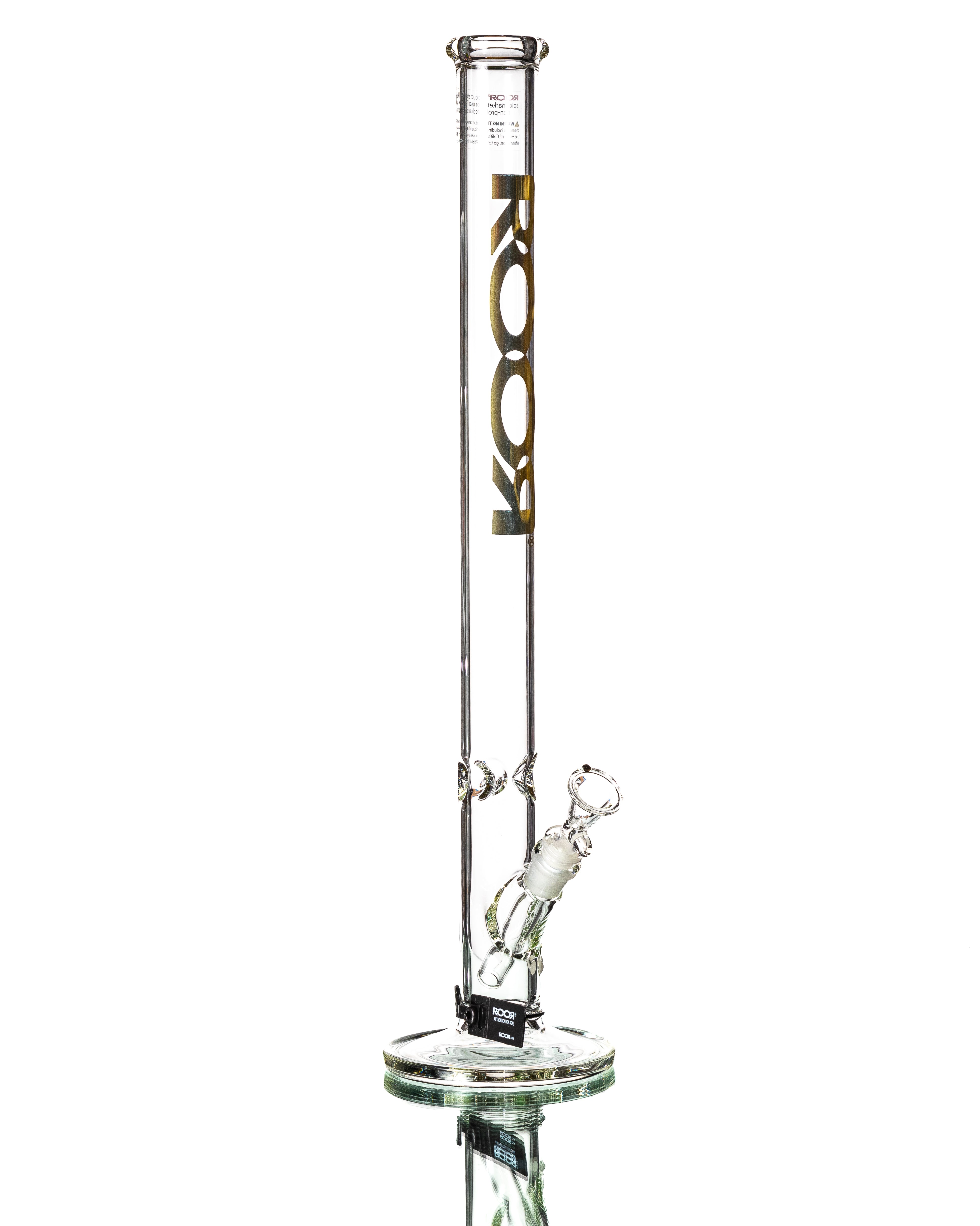 ROOR - 22" Straight Tube - Clear & Gold