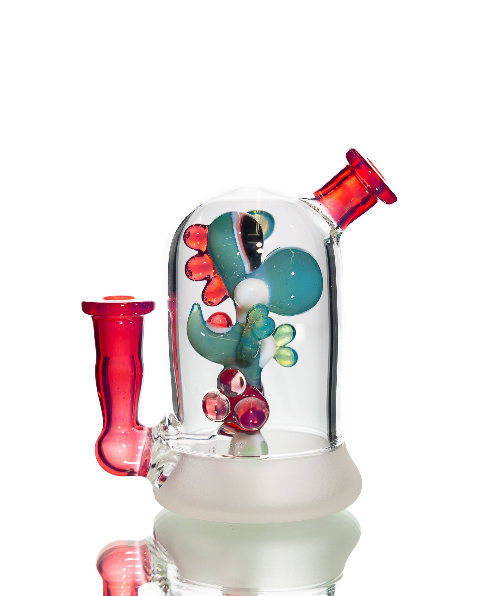 Mitzel Glass - Blue/Pink Trapped Yoshi #268