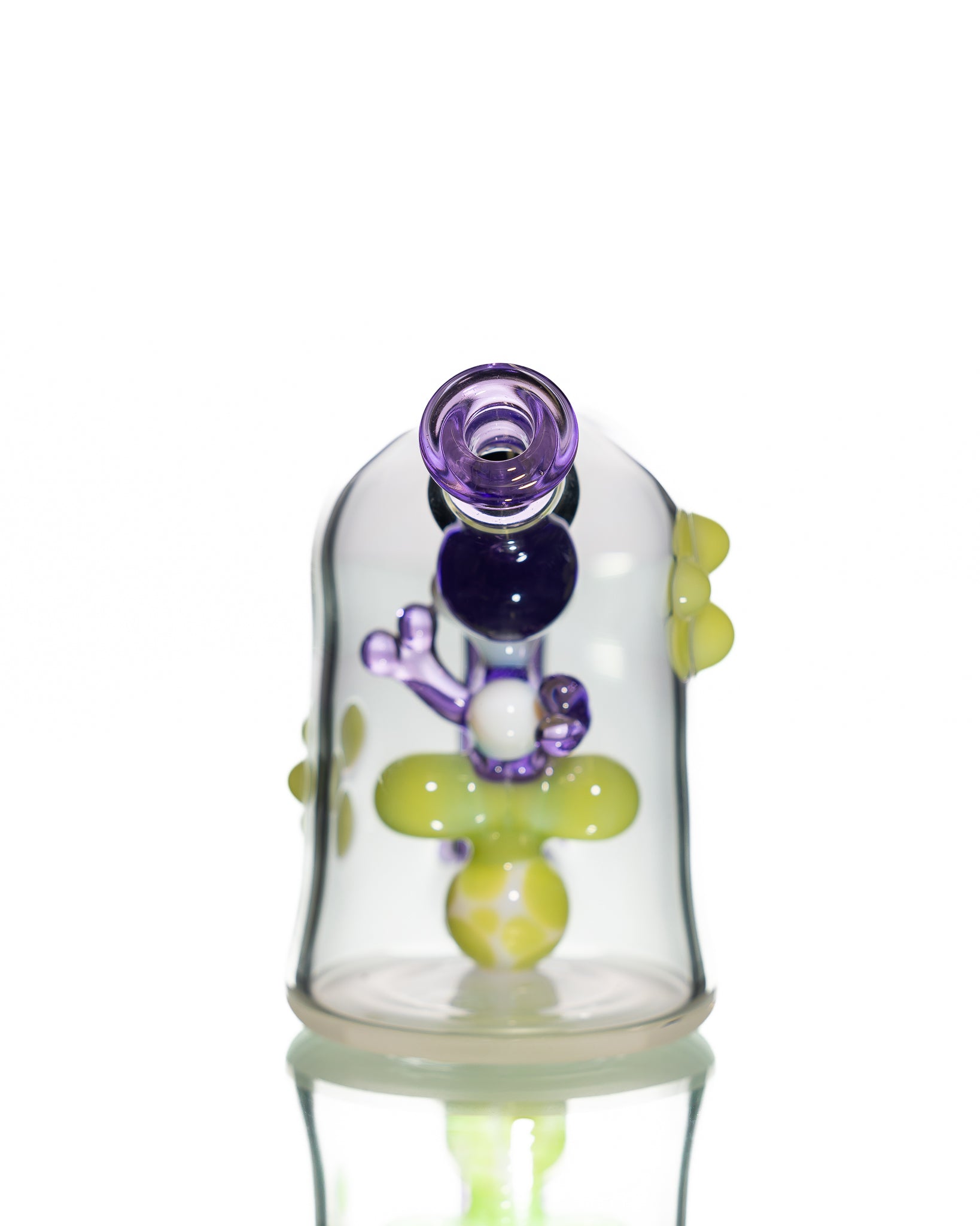 Mitzel Glass - Purple/Green Trapped Yoshi  #270