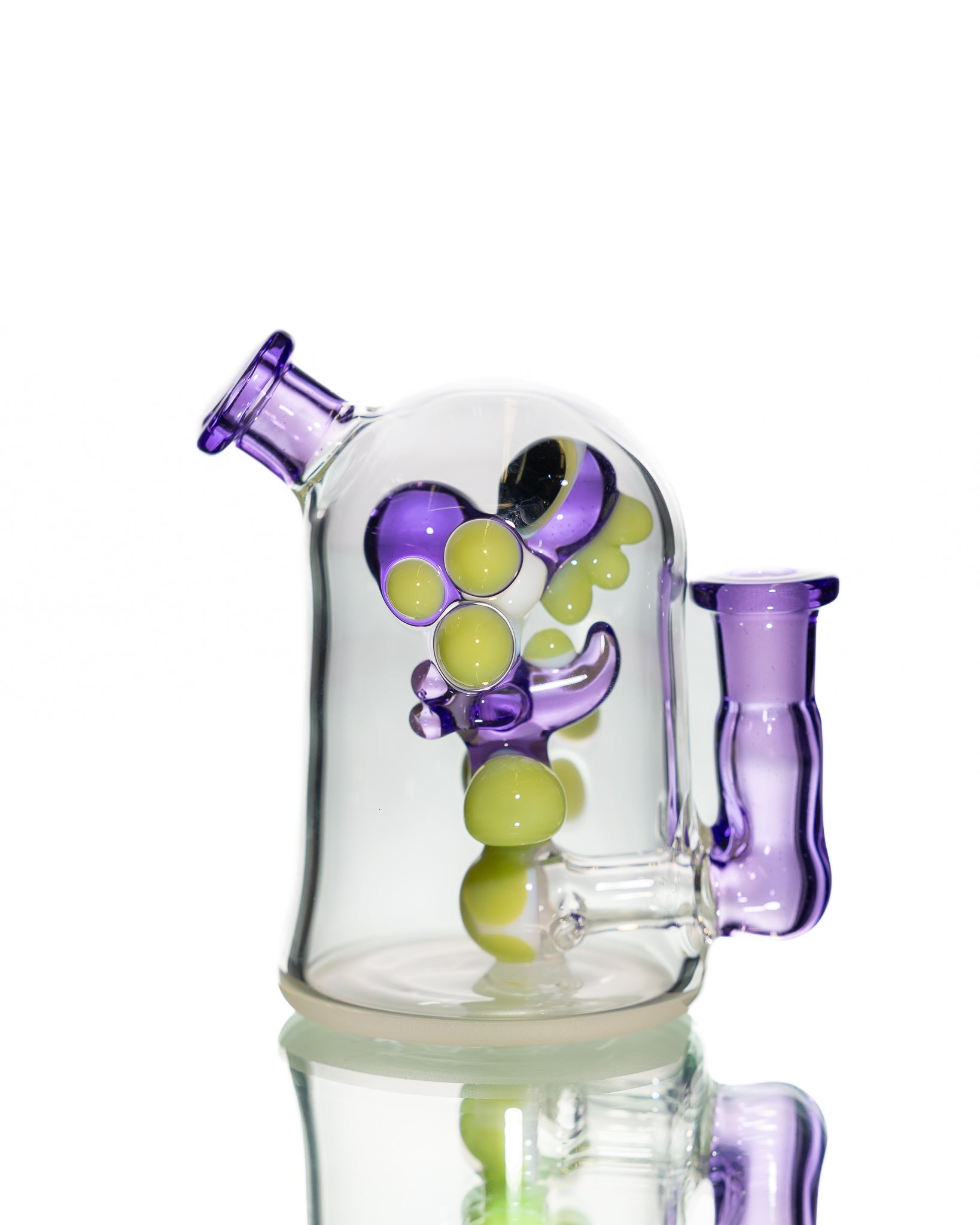 Mitzel Glass - Purple/Green Trapped Yoshi  #270