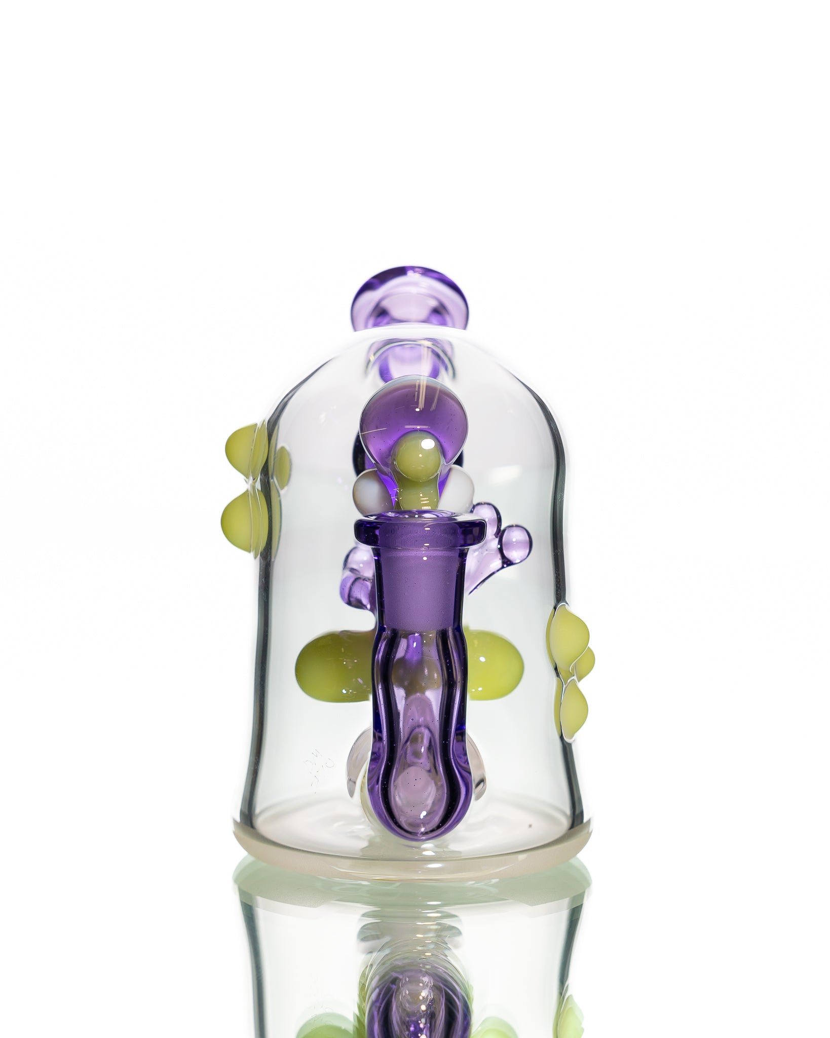 Mitzel Glass - Purple/Green Trapped Yoshi  #270