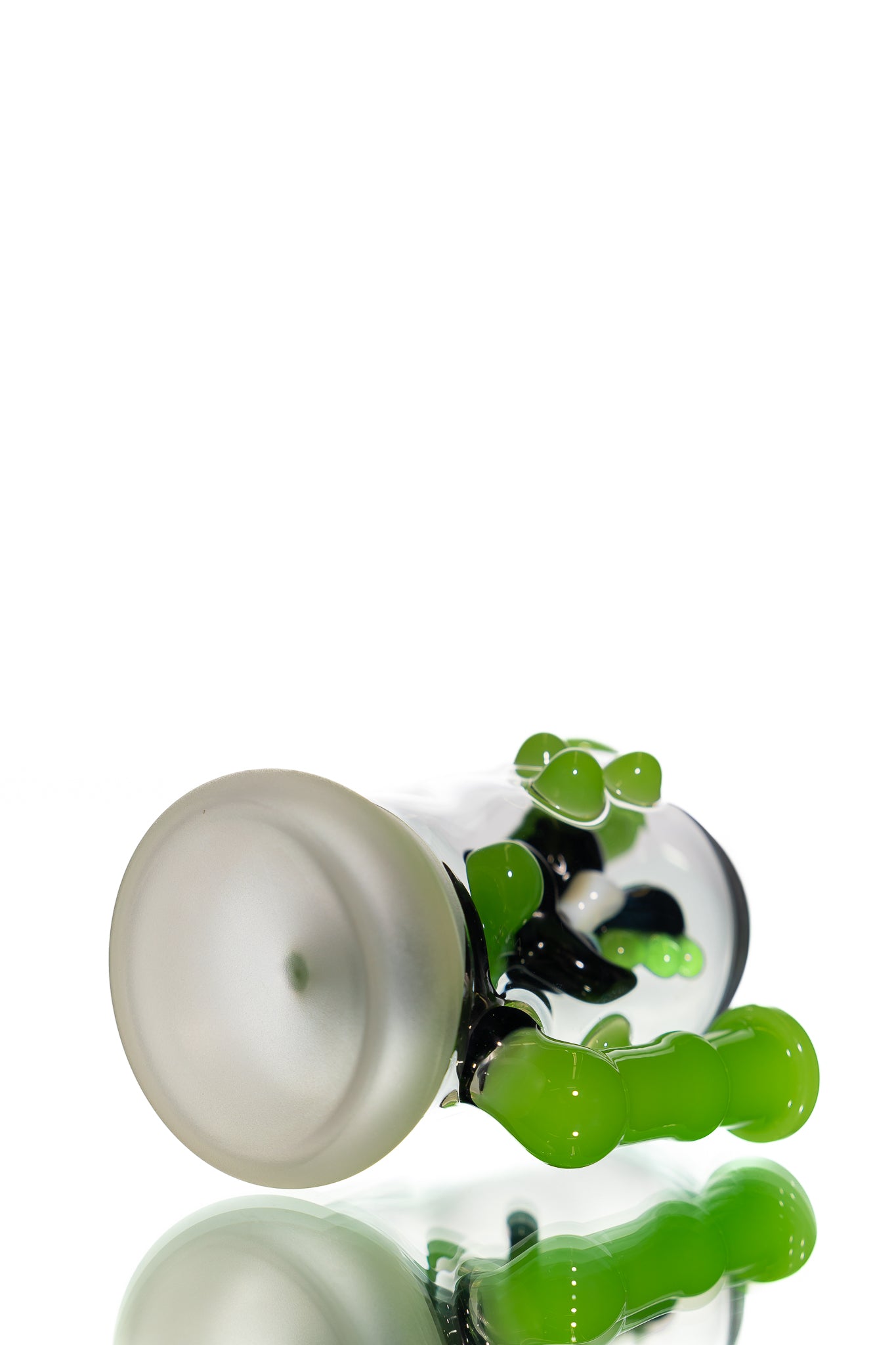Mitzel Glass - Black/Green Trapped Yoshi #272