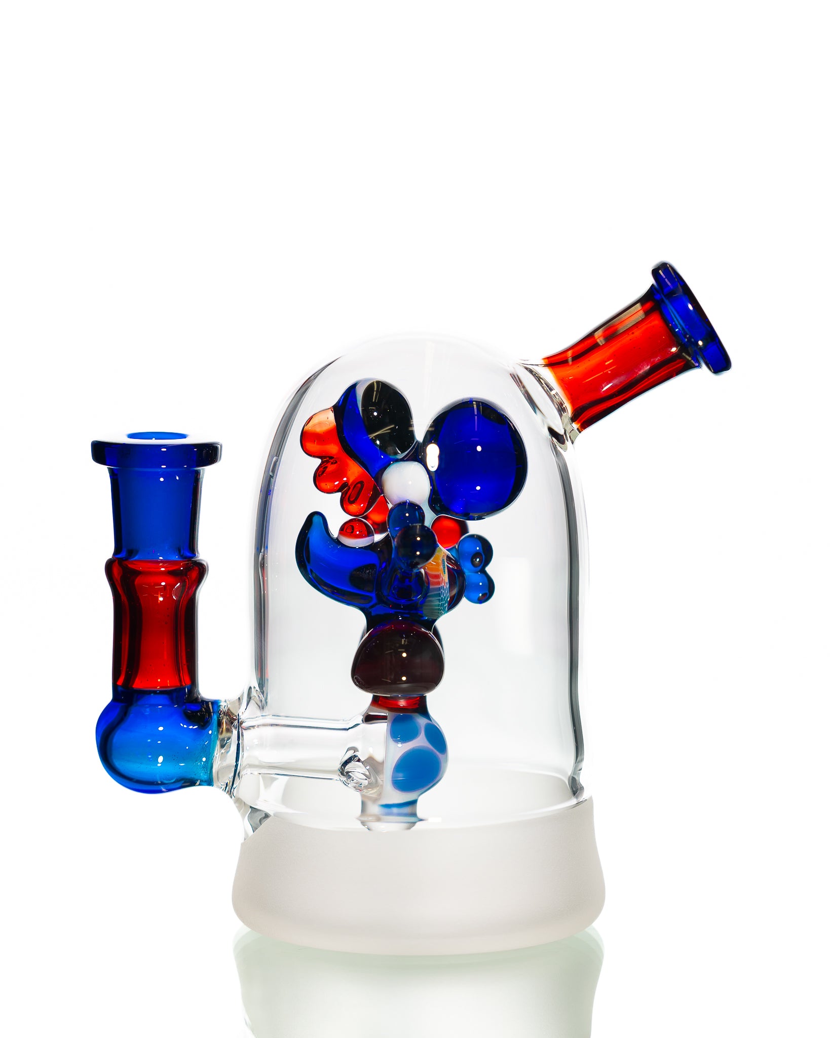 Mitzel Glass - Blue/Red Trapped Yoshi #273